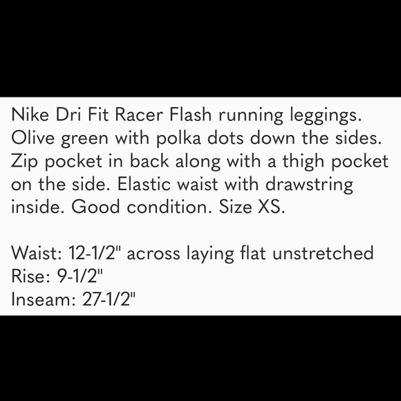 Nike Dri-Fit Racer Flash running leggings - Picture 5 of 5